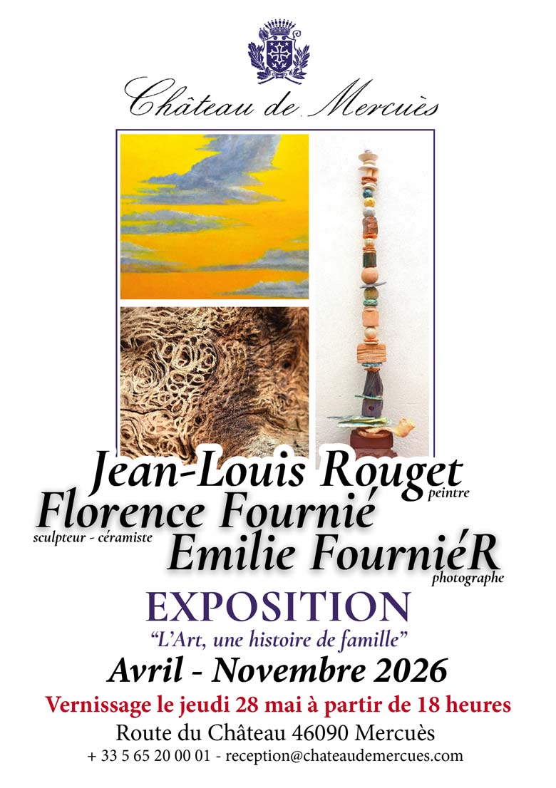 affiche l'Art Une histoire de Famille, Rouget, Fournié, FourniéR