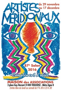 Affiche des artistes méridionaux 2016