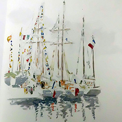 Aquarelle Bretagne